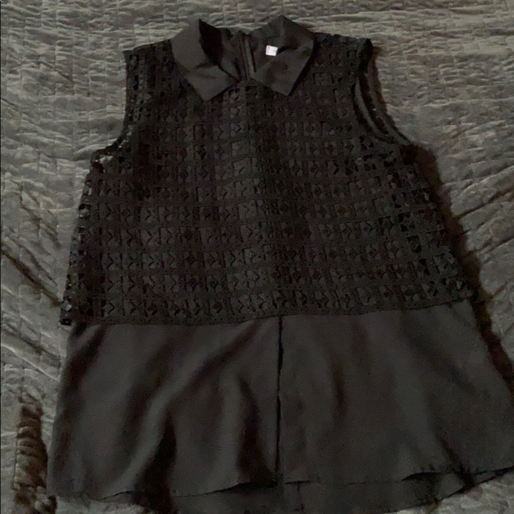 Black Lace Blouse